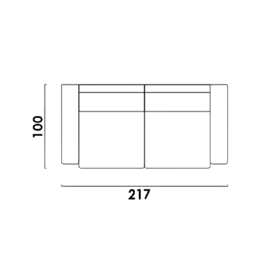 DISCOVERY STRAIGHT SOFA-BED