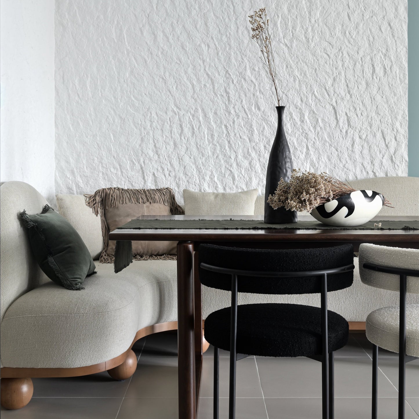 PEBBLE WAVE CORNER SOFA