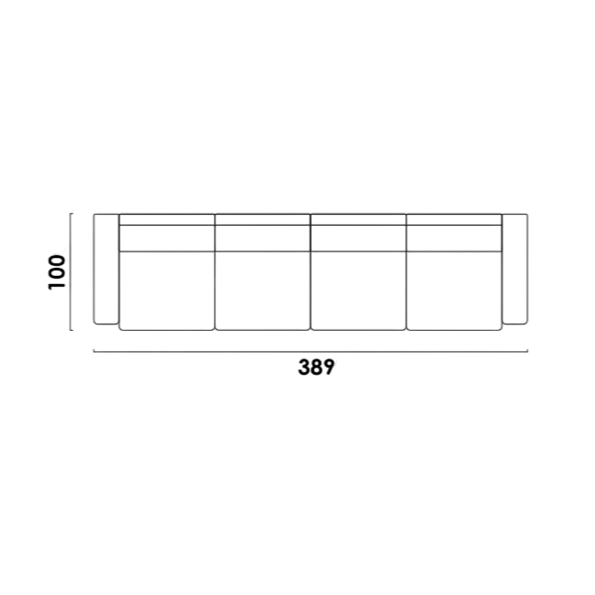 DISCOVERY STRAIGHT SOFA-BED