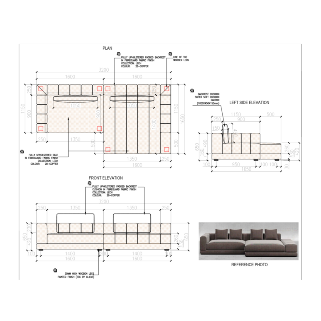 MIRALIT L-SHAPE SOFA