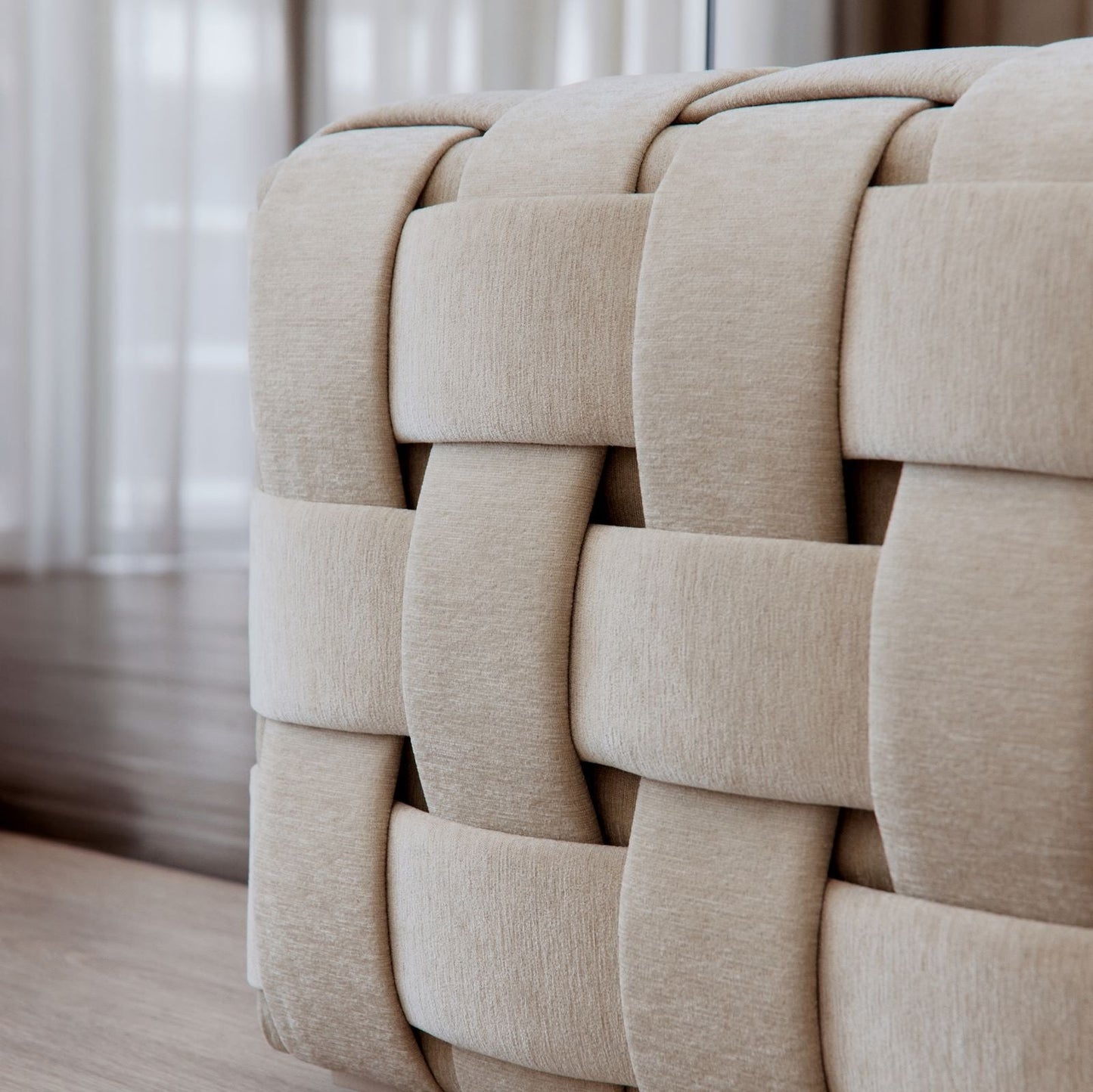 ARIA WEAVE POUF