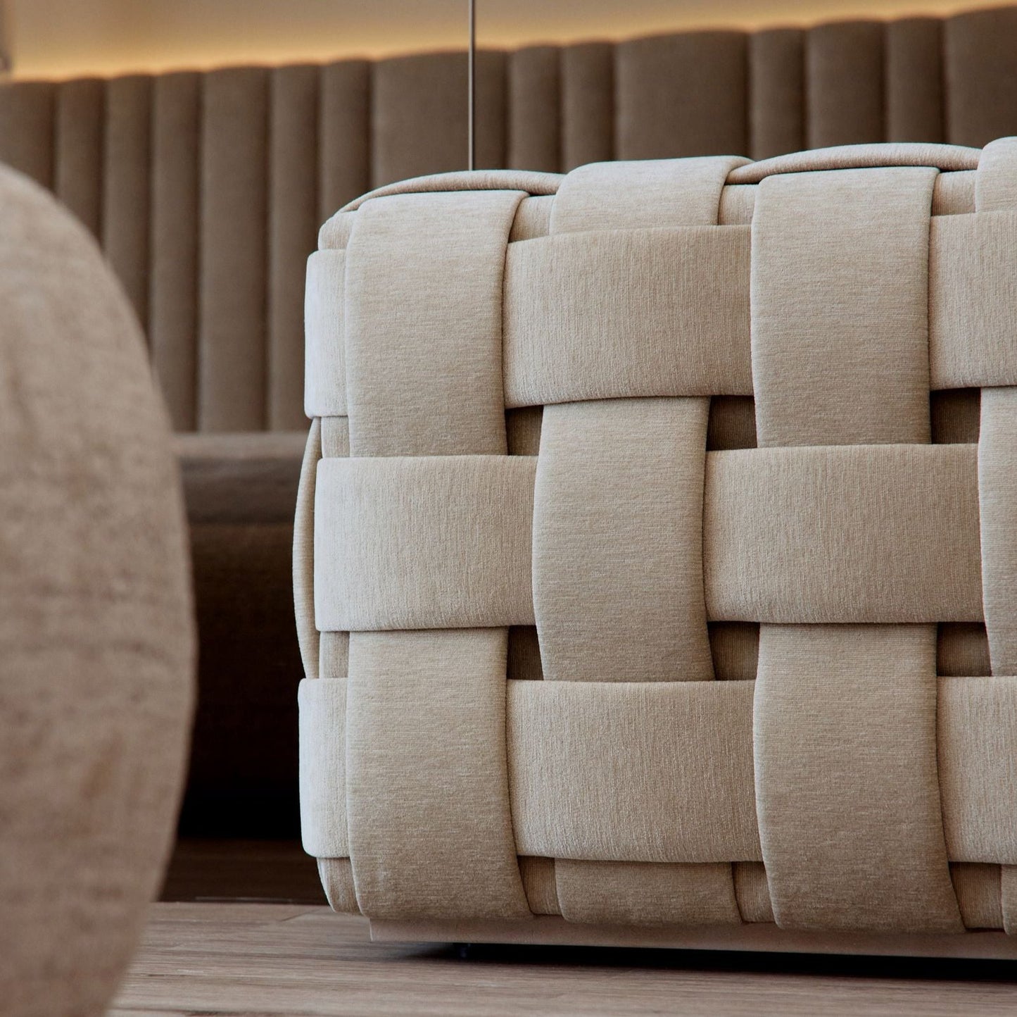 ARIA WEAVE POUF