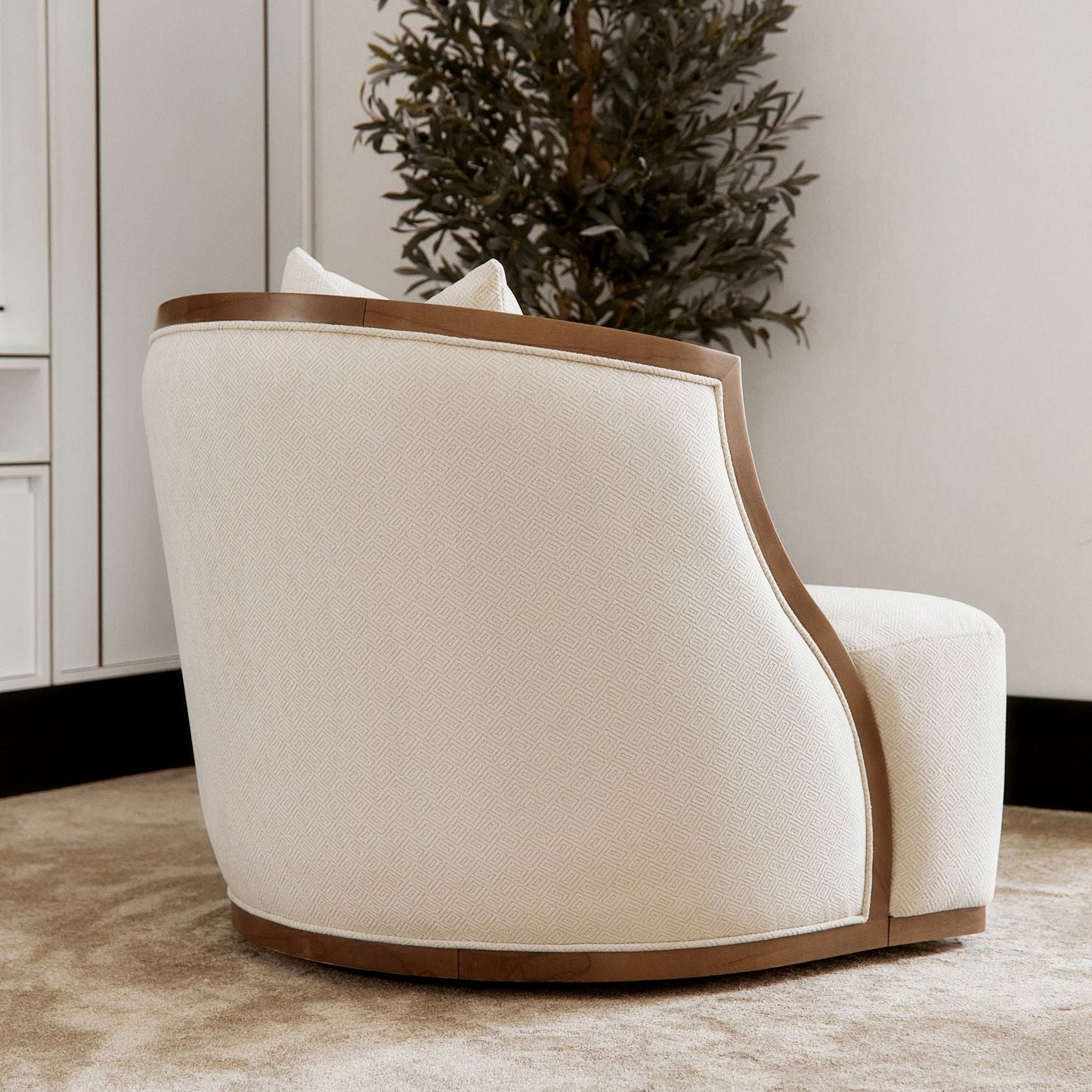 ENA ARMCHAIR WITH ROTATING BASE