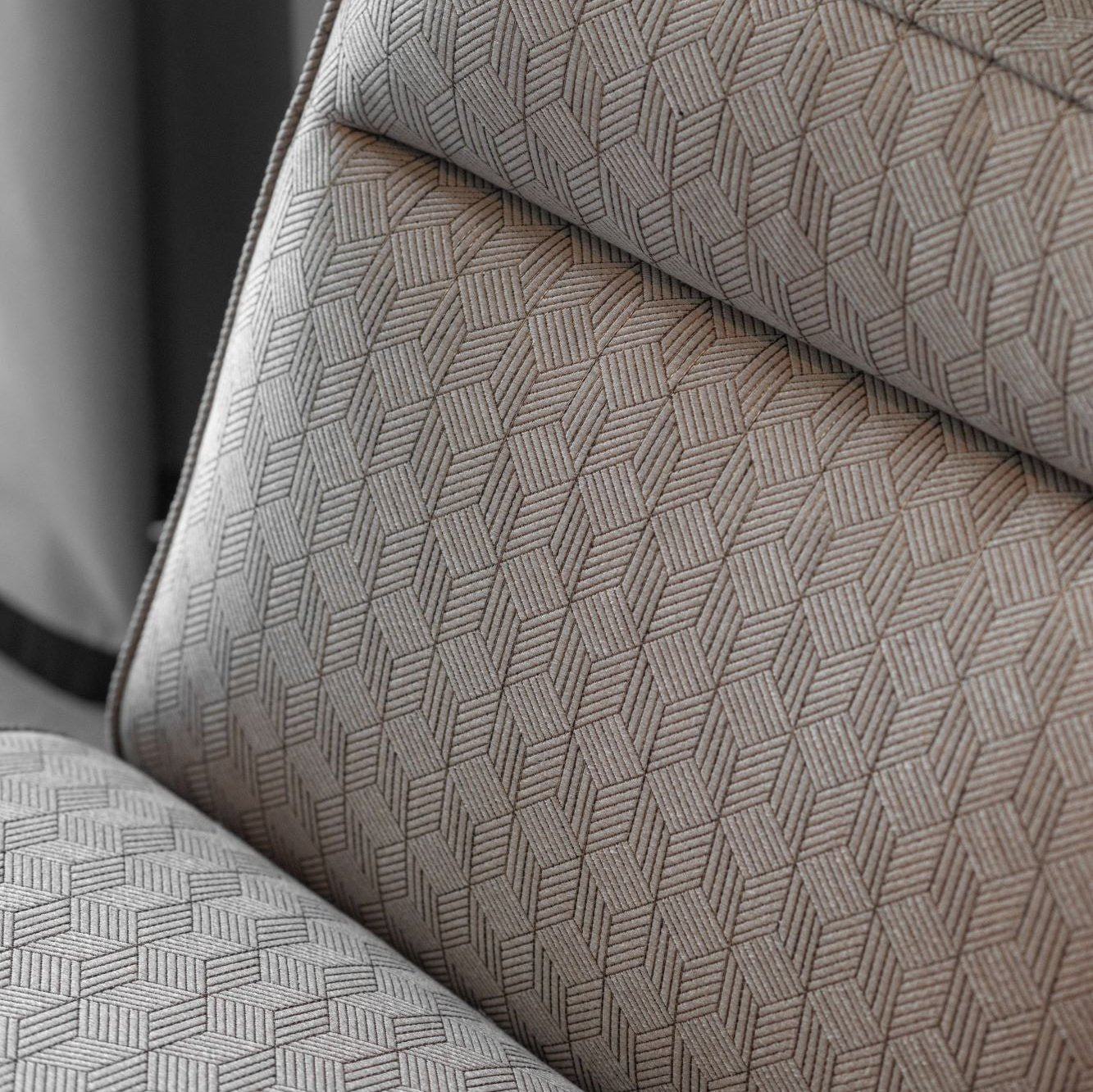 VOIDFORM ARMCHAIR WITH ANGLED BACK