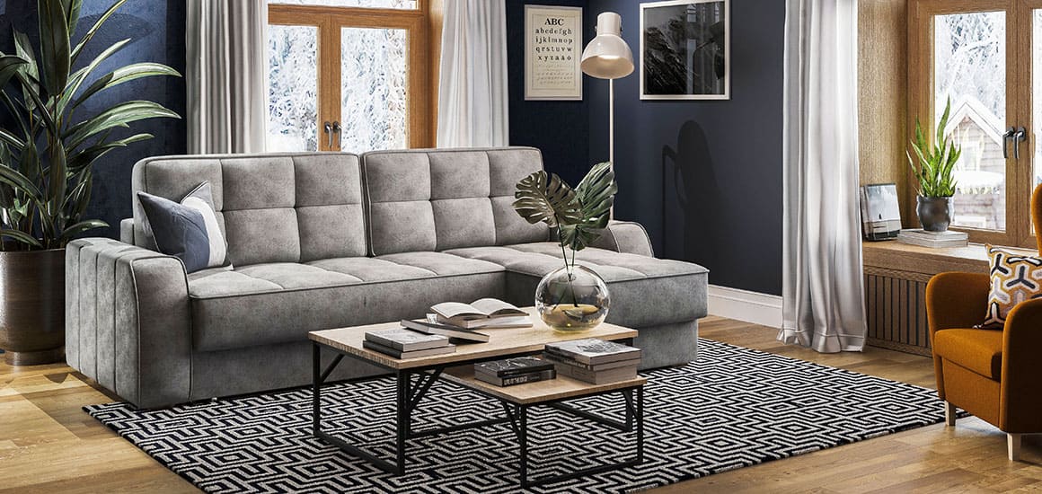 CAMBRIDGE L-SHAPE SOFA-BED