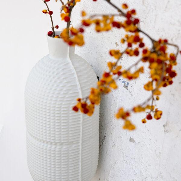 VASE HANG WHITE
