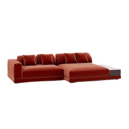 TERRACOTTA LUXE L-SHAPE SOFA